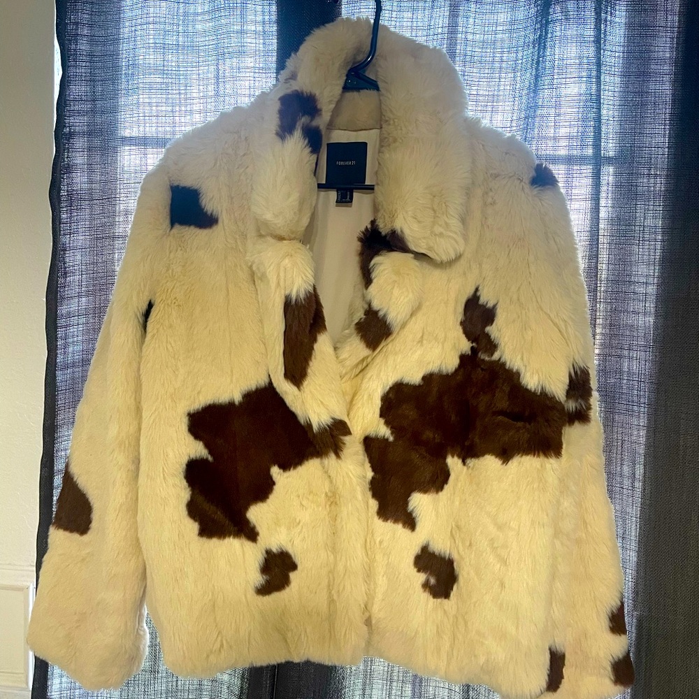 Cow Print Jacket